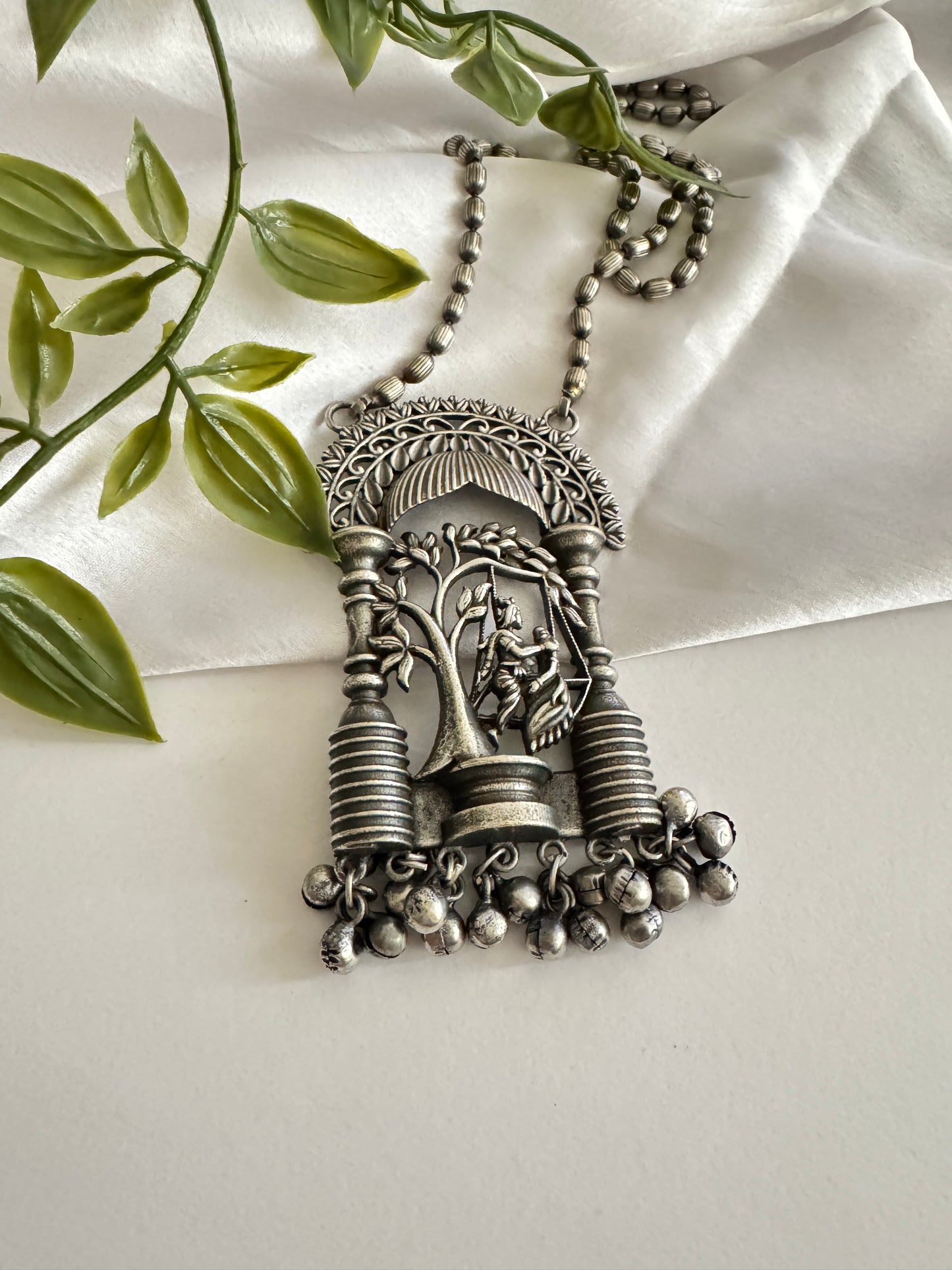 Vasudev Oxidised Necklace