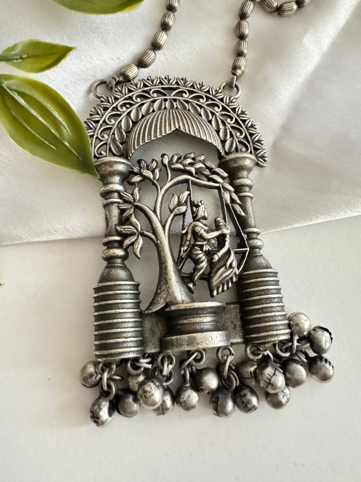Vasudev Oxidised Necklace