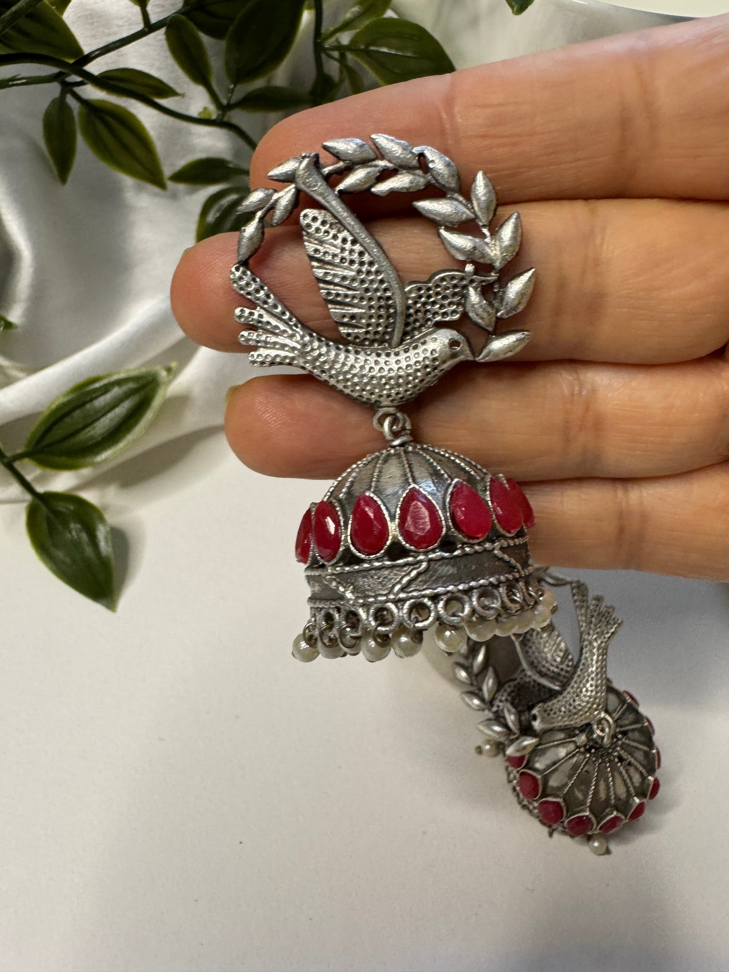 Birdie Jhumki Earrings