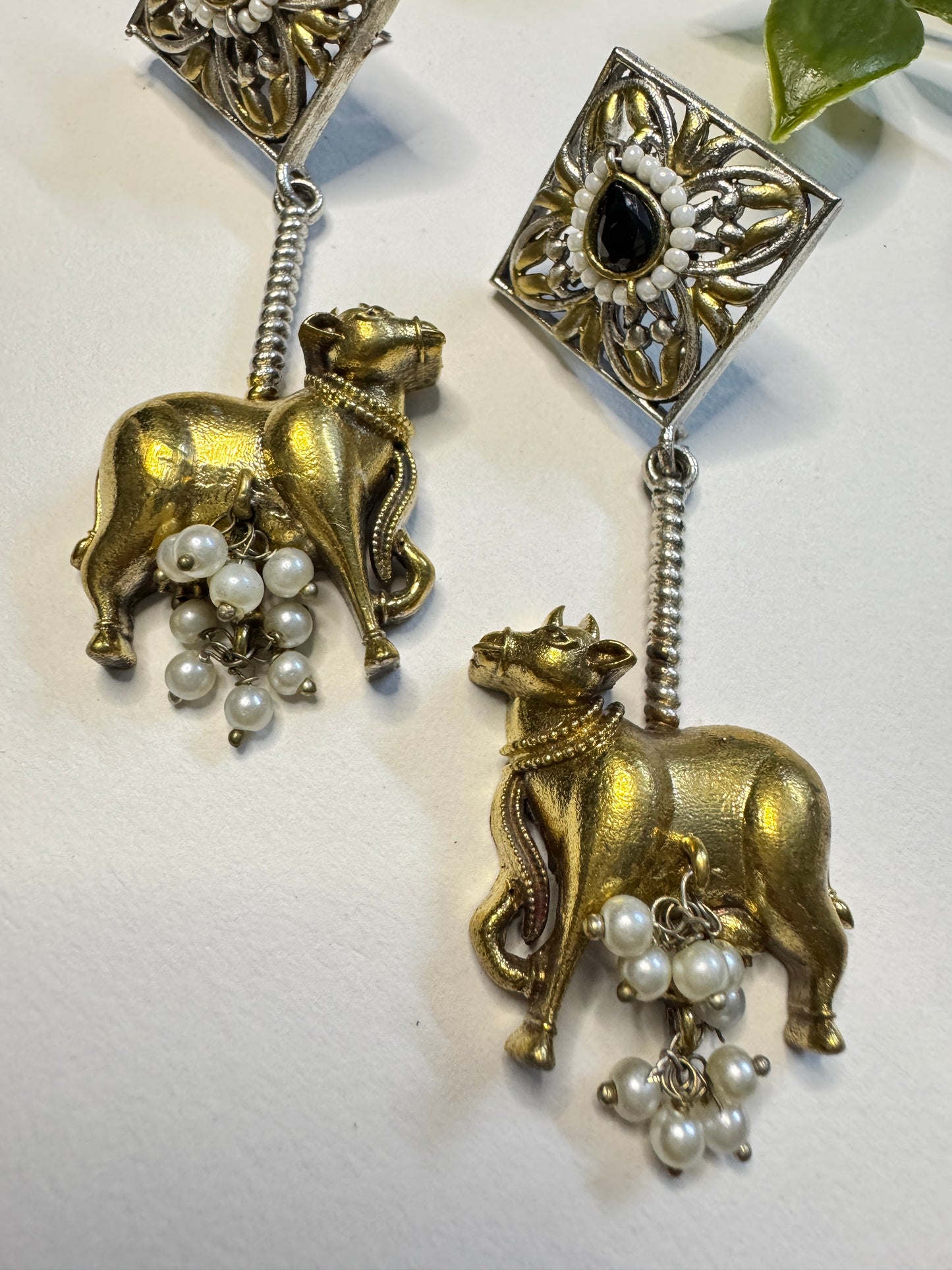 Nandi Dual tone Earrings