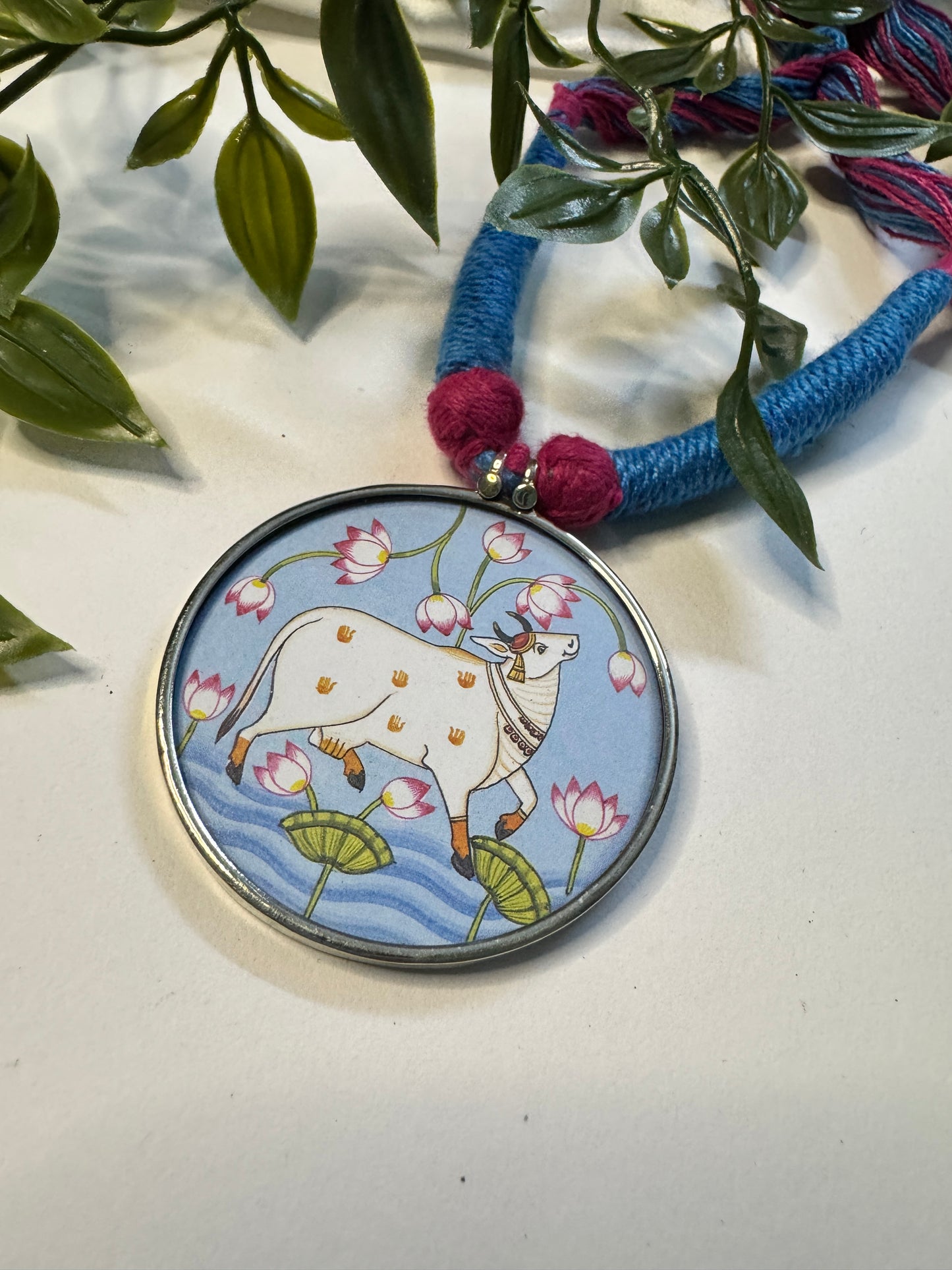 Cow Hand-painted Necklaces
