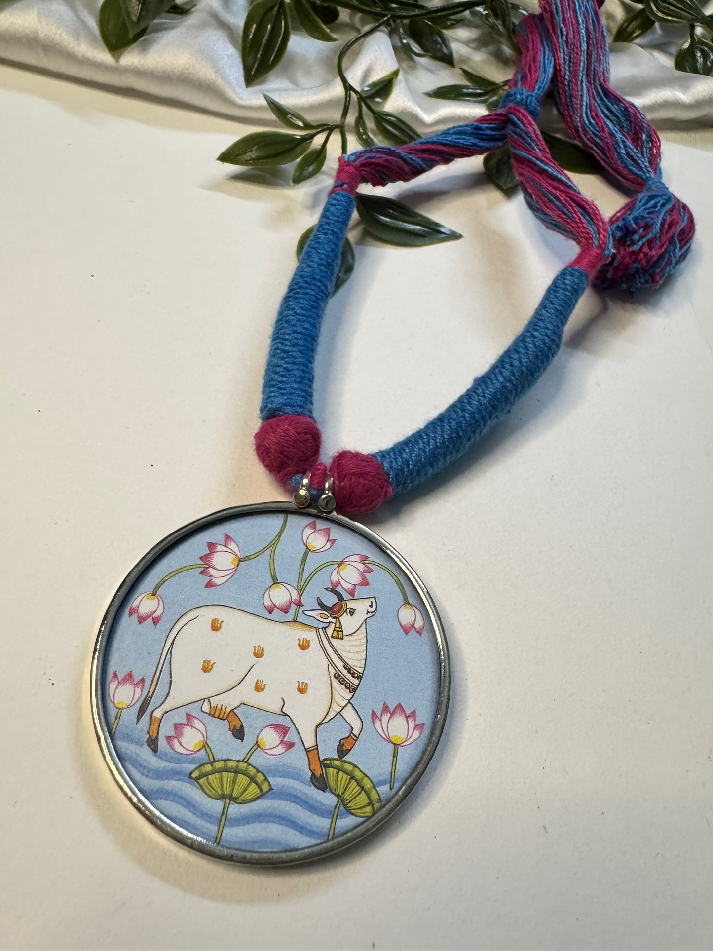 Cow Hand-painted Necklaces