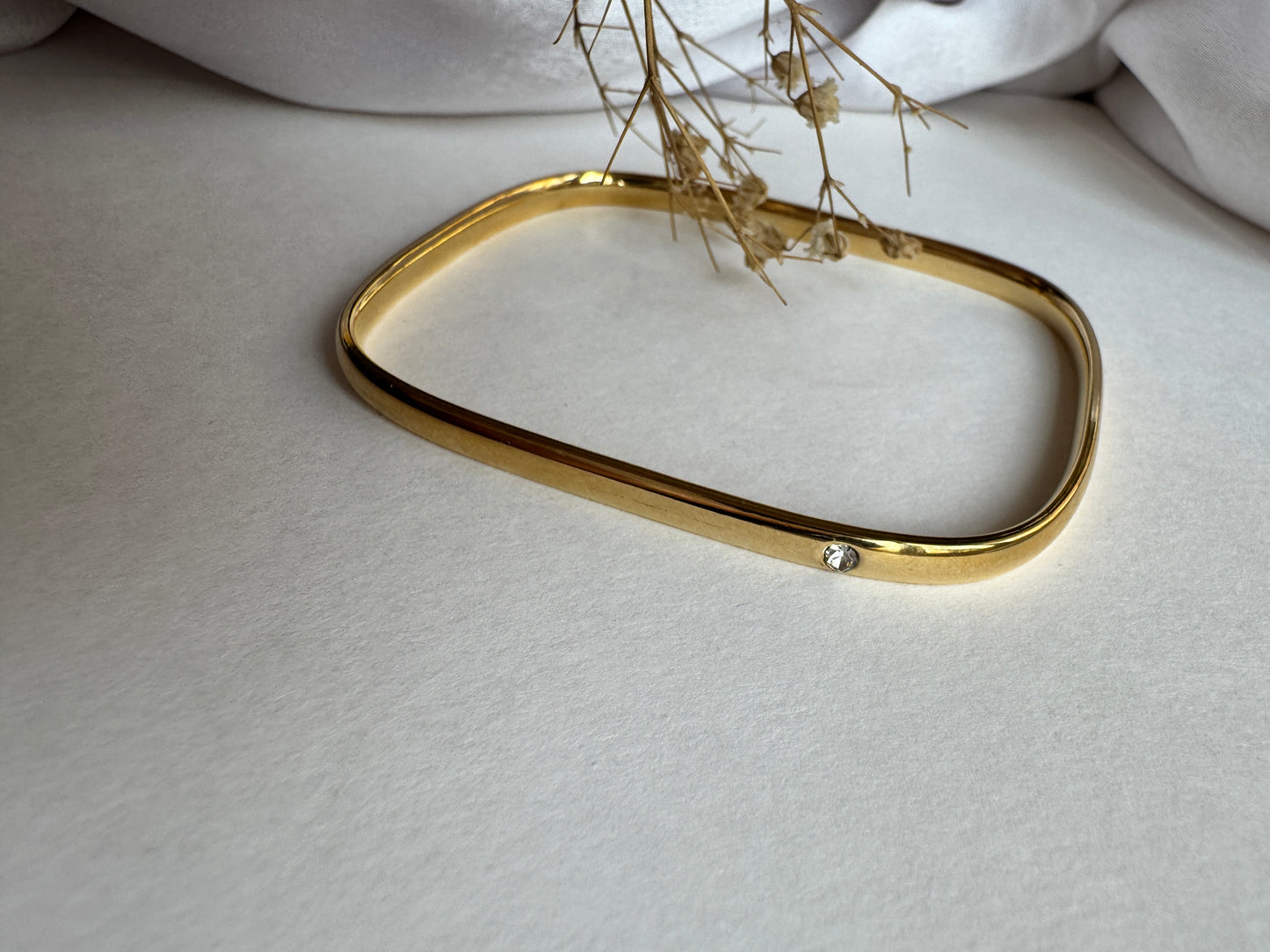 Anti tarnish rectangle Bracelet