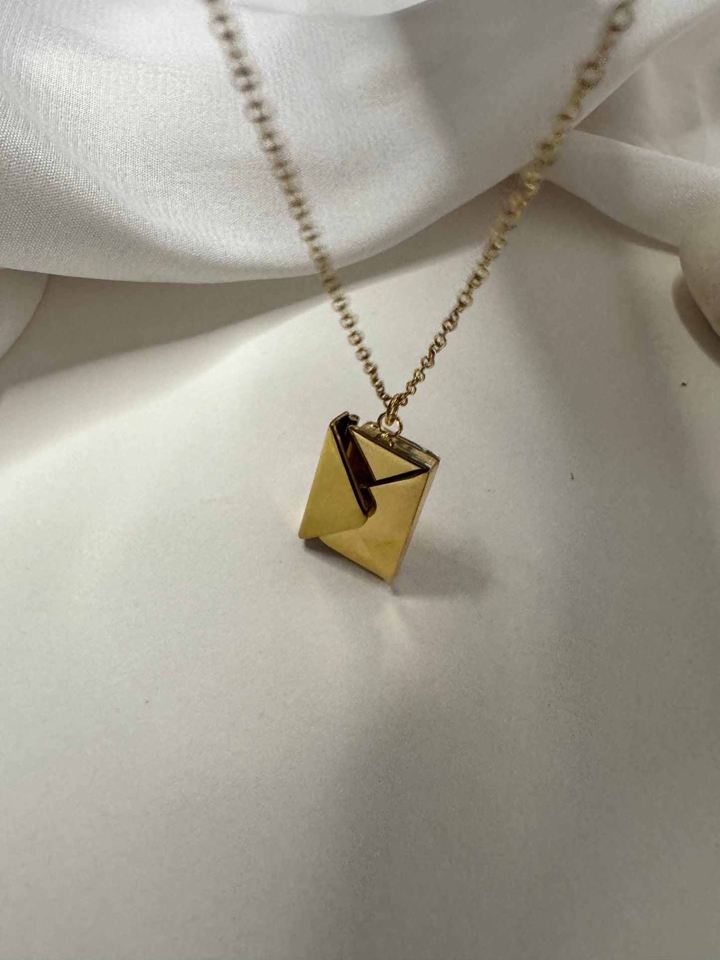 Anti tarnish love letter Necklace