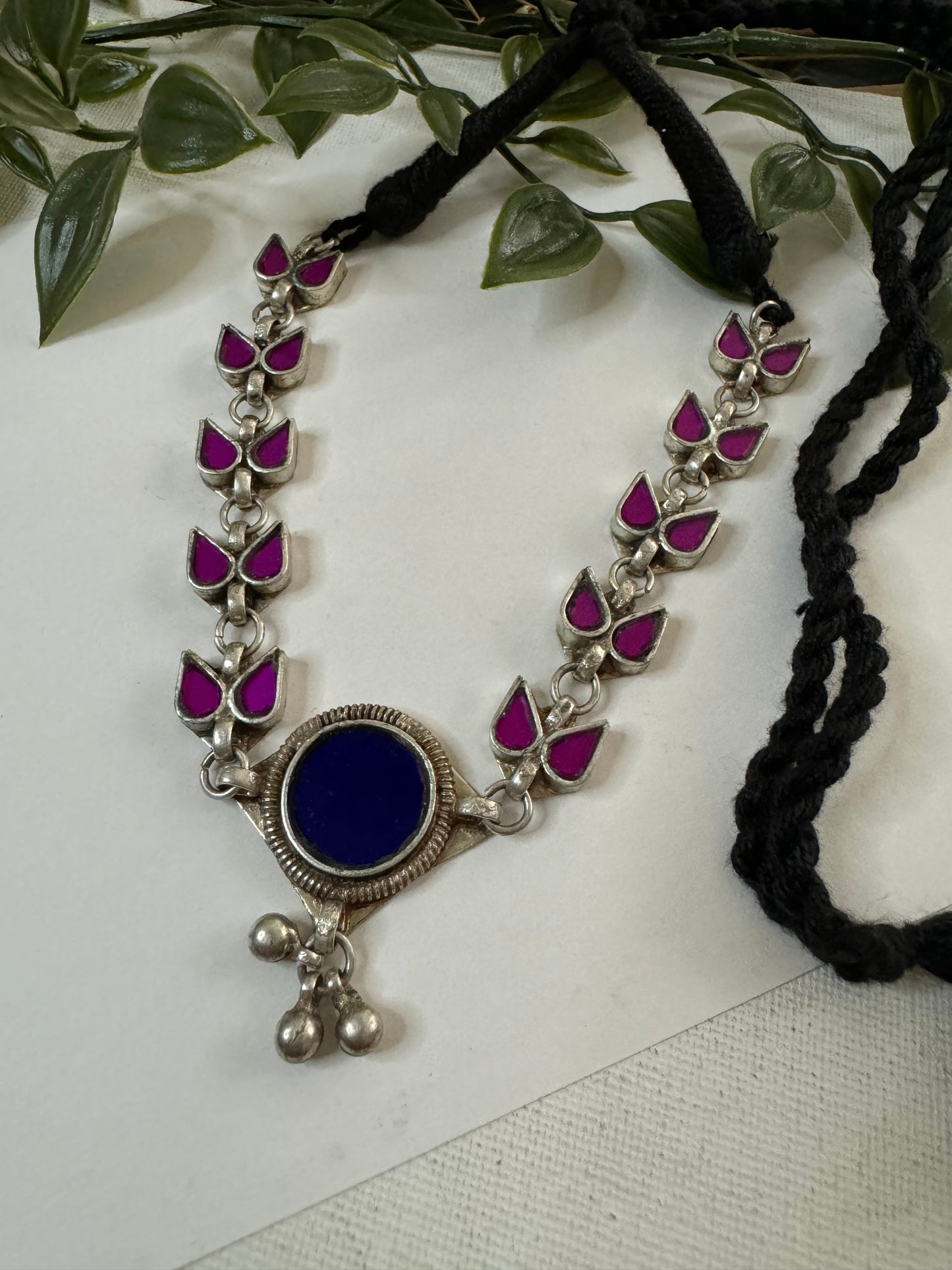 Glass Handcrafted Abhira Choker Necklace