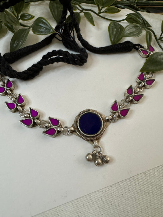 Glass Handcrafted Abhira Choker Necklace
